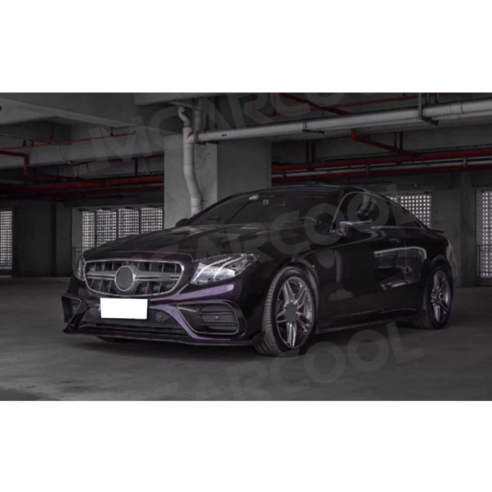 

Carbon Fiber Front Bumper Lip Spoiler For Mercedes Benz E Class C238 Sport Coupe 2017-2019 FRP Car Front Lip Body Kits