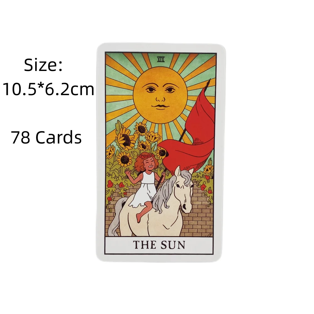 Modern Witch Tarot Cards A 78 Deck Oracle English Divination Board Playing Games,Holiday Games, Halloween and Christmas Gifts