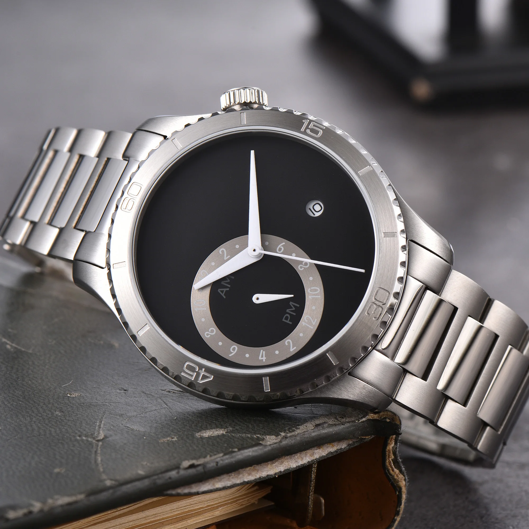 Повседневные механические мужские часы Parnis с серебряным корпусом 41 мм с сапфировым стеклом Miyota 8215, автоматические мужские водонепроницаемые часы reloj hombre