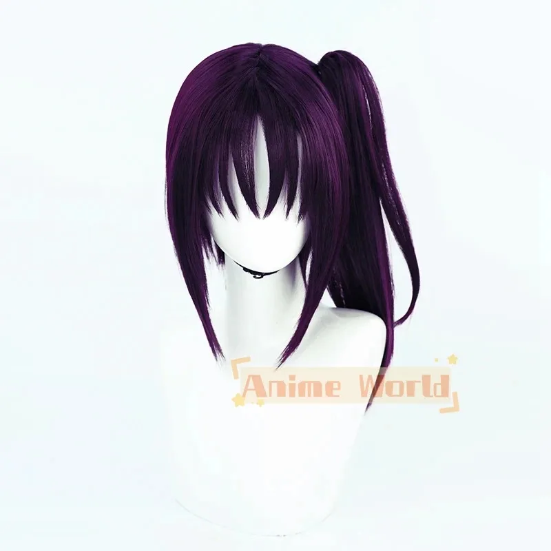 حب الحياة! أشعة الشمس!! كازونو سيرا كازونو سارة شعر مستعار تأثيري الأرجواني الداكن ذيل حصان قصير مستقيم الشعر سانت سنو سيرا مدرسة المعبود