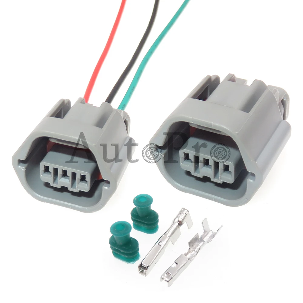 1 Set 3 Hole MG641295-4 AC Assembly Auto Parts Waterproof Wiring Socket 7283-8732-40 MG 641295-4 Car Camshaft Sensor Plug