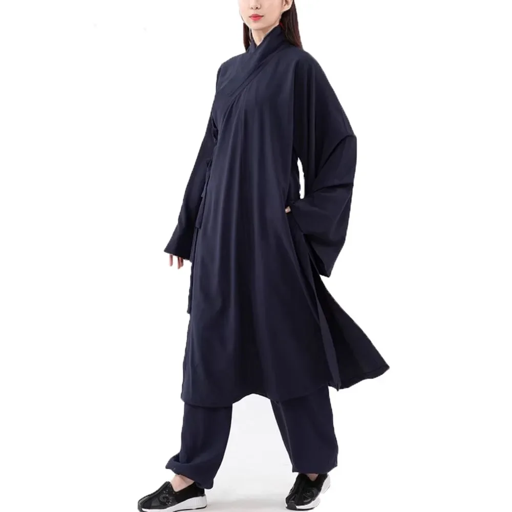 للجنسين الصيف عالية الجودة Wudang تاي تشي الدعاوى الطاوية رداء موحد زن شاولين الراهب الكونغ فو دعوى الووشو الملابس