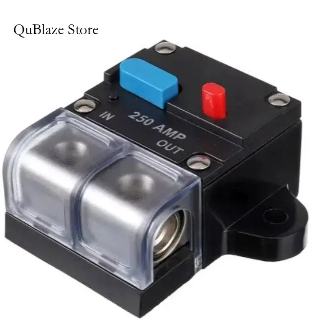 Disjoncteur marin étanche 12V- 48V DC 50A à 300A, avec manuel pour système Audio de voiture, fusible de réinitialisation