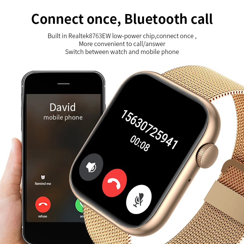 Lige chamada bluetooth relógio inteligente masculino esporte lanterna relógios freqüência cardíaca temperatura pressão arterial feminino smartwatch para android