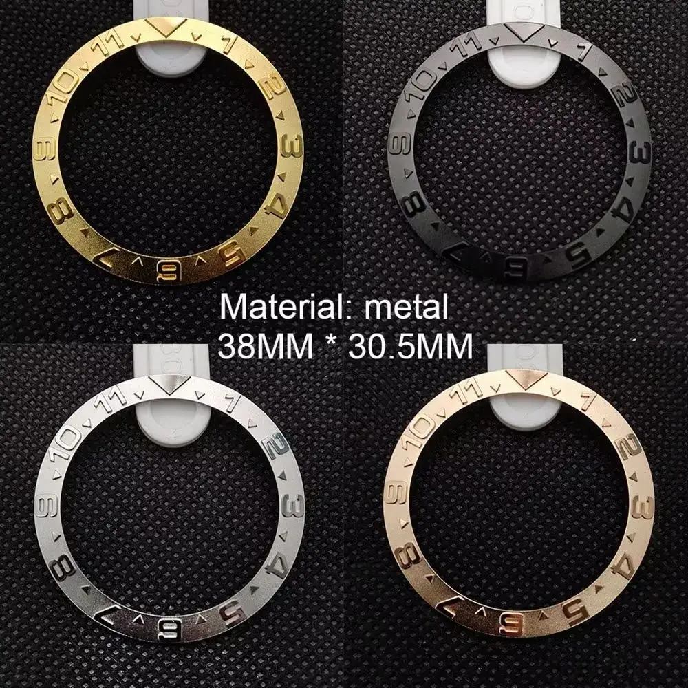 38mm High-Quality Ceramic Watch Ring Metal Watch Ring Aluminum Watch Ring Inner Diameter of Watch Accessories 30.6mm