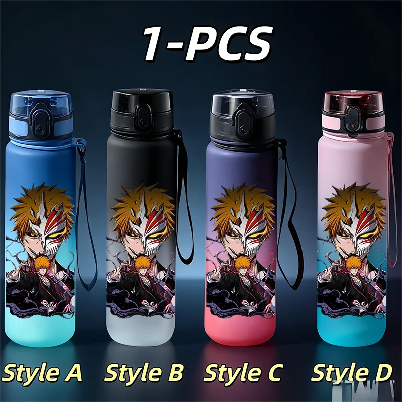 블리치 애니메이션 물병 650ml BPA 프리 팝업 뚜 - Kitchen Up 리뷰 및 가격