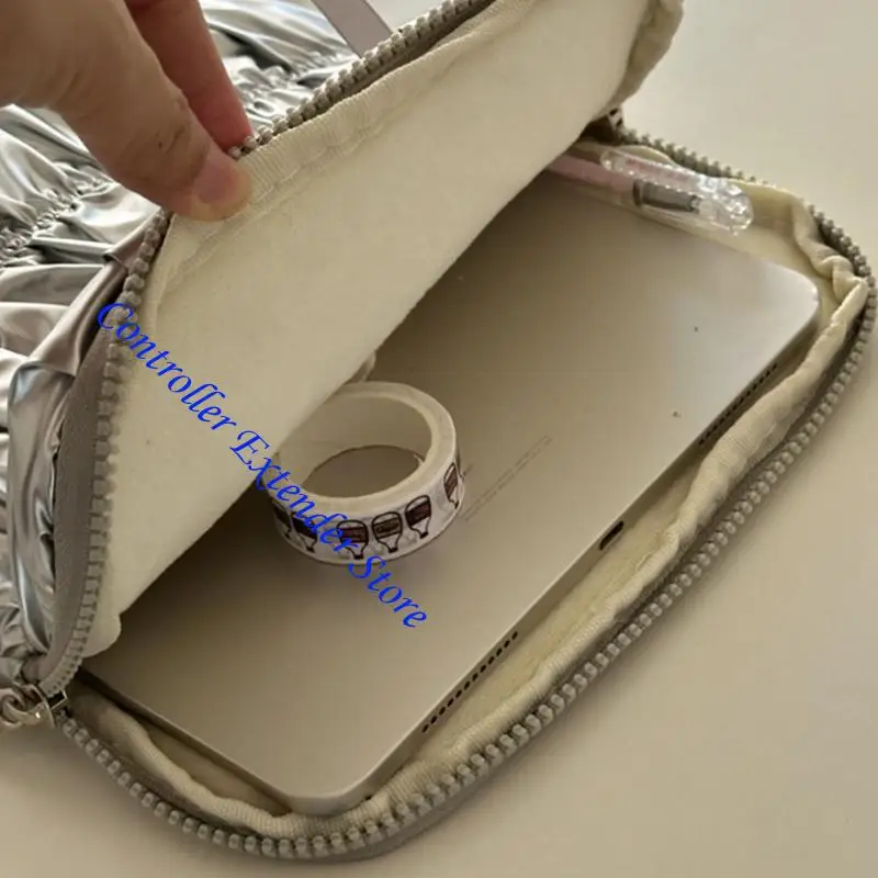 N84b حقيبة كمبيوتر محمول محمول N84b مع تصميم مطوي Case Case Plantable بطانة ناعمة للعمل وحقيبة السفر