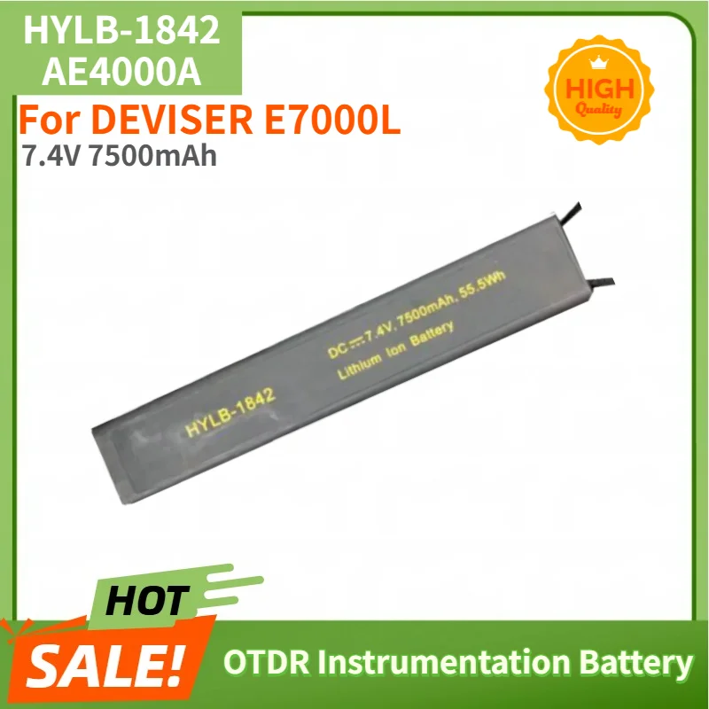 

High Quality HYLB-1842 AE4000A OTDR Instrumentation Battery 7.4V 7500mAh for DEVISER E7000L Brand New Replacement Battery