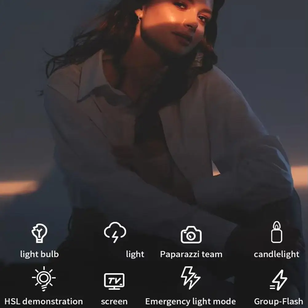 المحمولة 40 واط LED كاميرا ضوء 2800 كيلو-9000 كيلو يده ملء الضوء 4400 مللي أمبير قابلة للشحن جيب التصوير الإضاءة مصباح #5