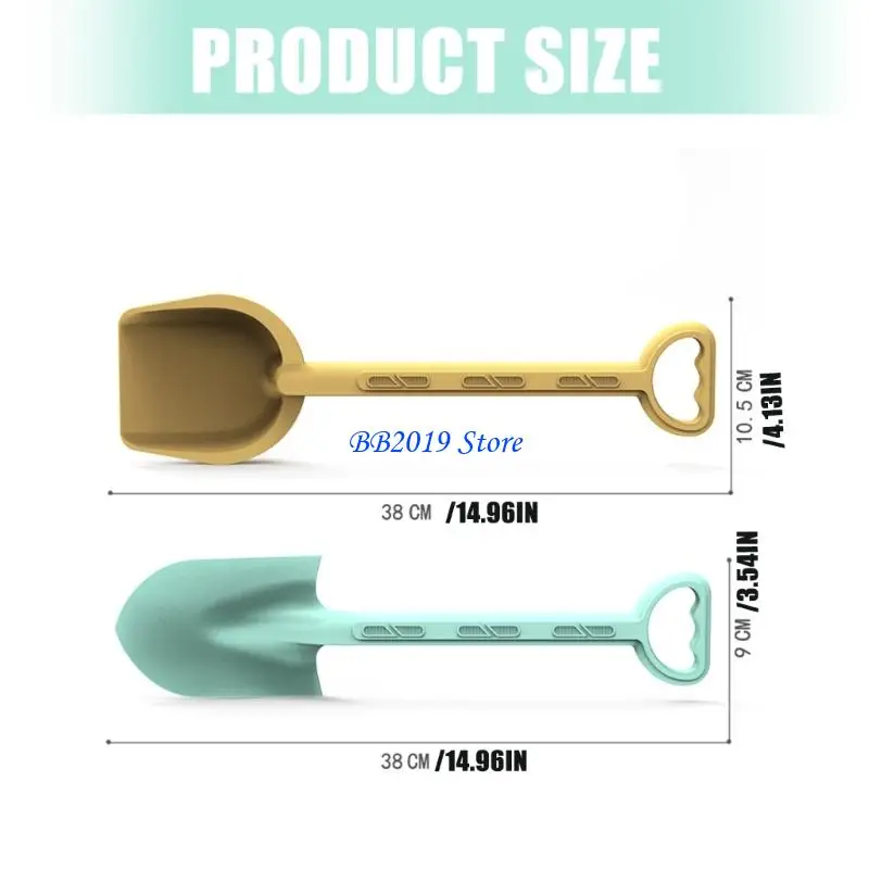 لعبة مجرفة رمل Q0KB مكونة من قطعتين للأطفال في الهواء الطلق ومرح الشاطئ الإبداعي #6