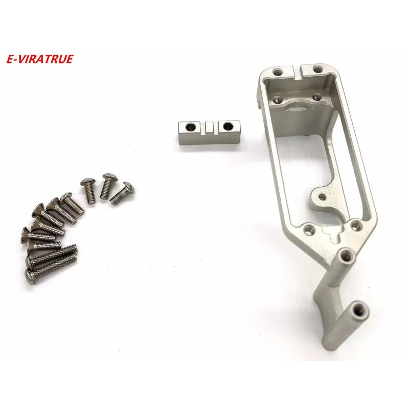 E-VIRATRUE 7075Aluminum Steering Servo Mount For 1/5&1/6 Losi Super BAJA REY&Losi Super Rock Rey 1/6