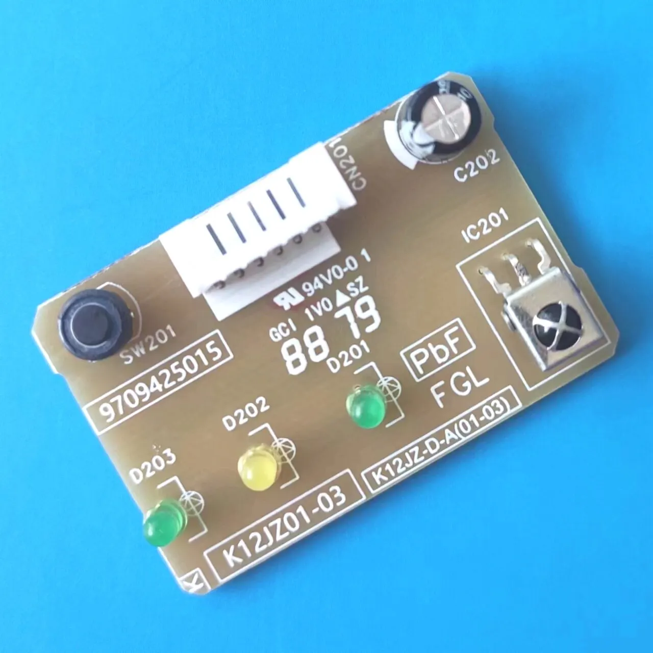 K12JZ-1501 HS-DO Infrared Receive Panel Replace 9709425039 K12JZ-D-A For Fujitsu Wall Air Conditioner Repair