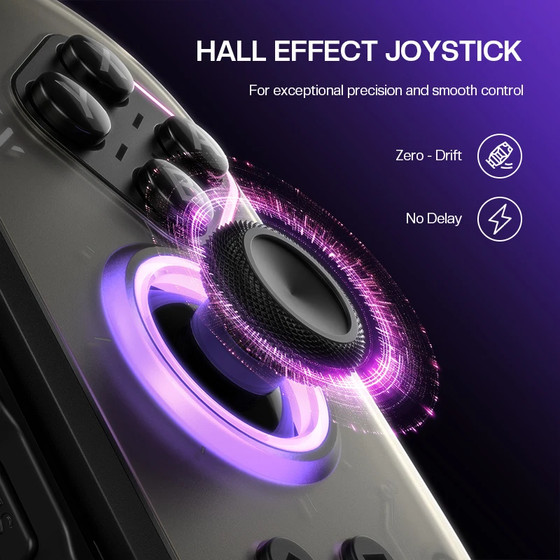 NYXI Hyperion 2 Pengontrol Game Nirkabel Dual Hall Joycon Gamepad untuk NintendoSwitch/Switch OLED/Switch Lite Controller