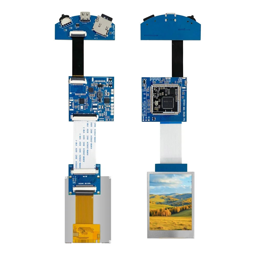 Video Player Display Module LCD TFT IPS Colour Screen with Memory Card Slot Driver Board 2.4 2.8 3.2 3.5 4 Inch