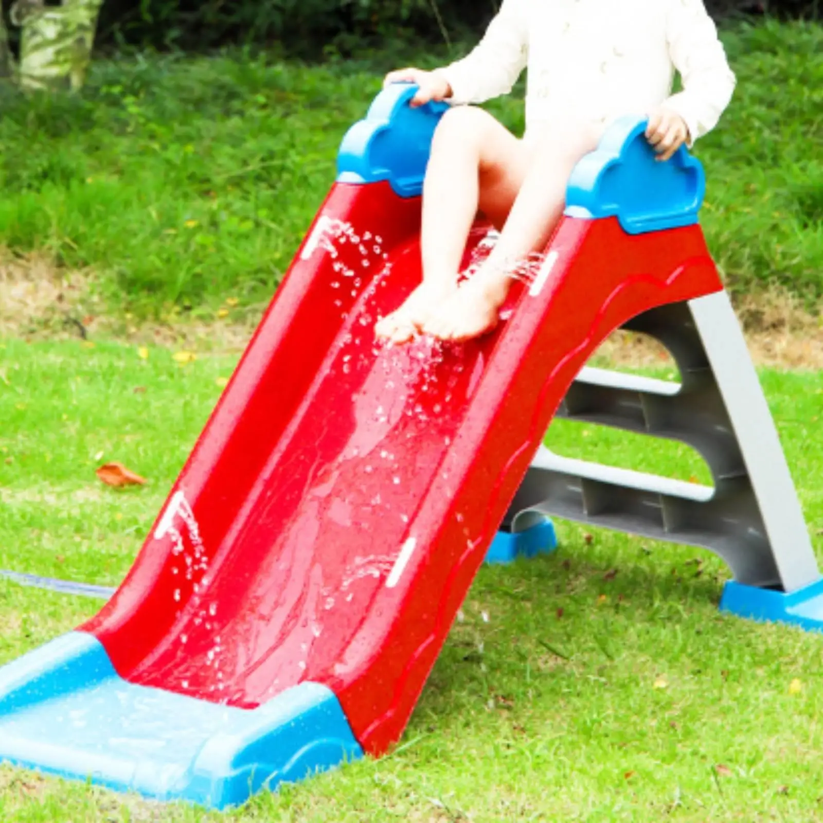 Kids Water Spray Slide with Climbing Ladder PE Construction for Indoor Outdoor Toddler Play Center Home Use Kids Water Spray Slide with Climbing Ladder PE Construction for Indoor Outdoor Toddler Play Center Home Use