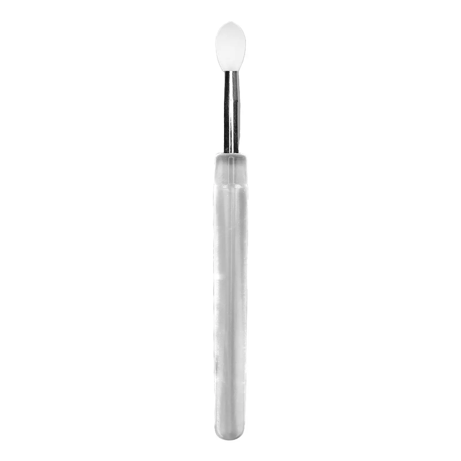 Pincel de silicona para labios, fácil de limpiar, fuerte adherencia en polvo para colorear completamente la sombra de ojos y el maquillaje del lápiz labial