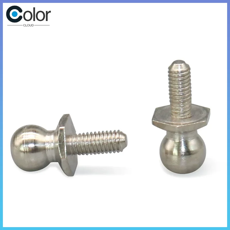 12pcs/Set M3 Ball Head Screw For 1/10 Rc Car Hsp 94188/94123/94166/94107 Remote Control Car Truck Spare Parts 02038