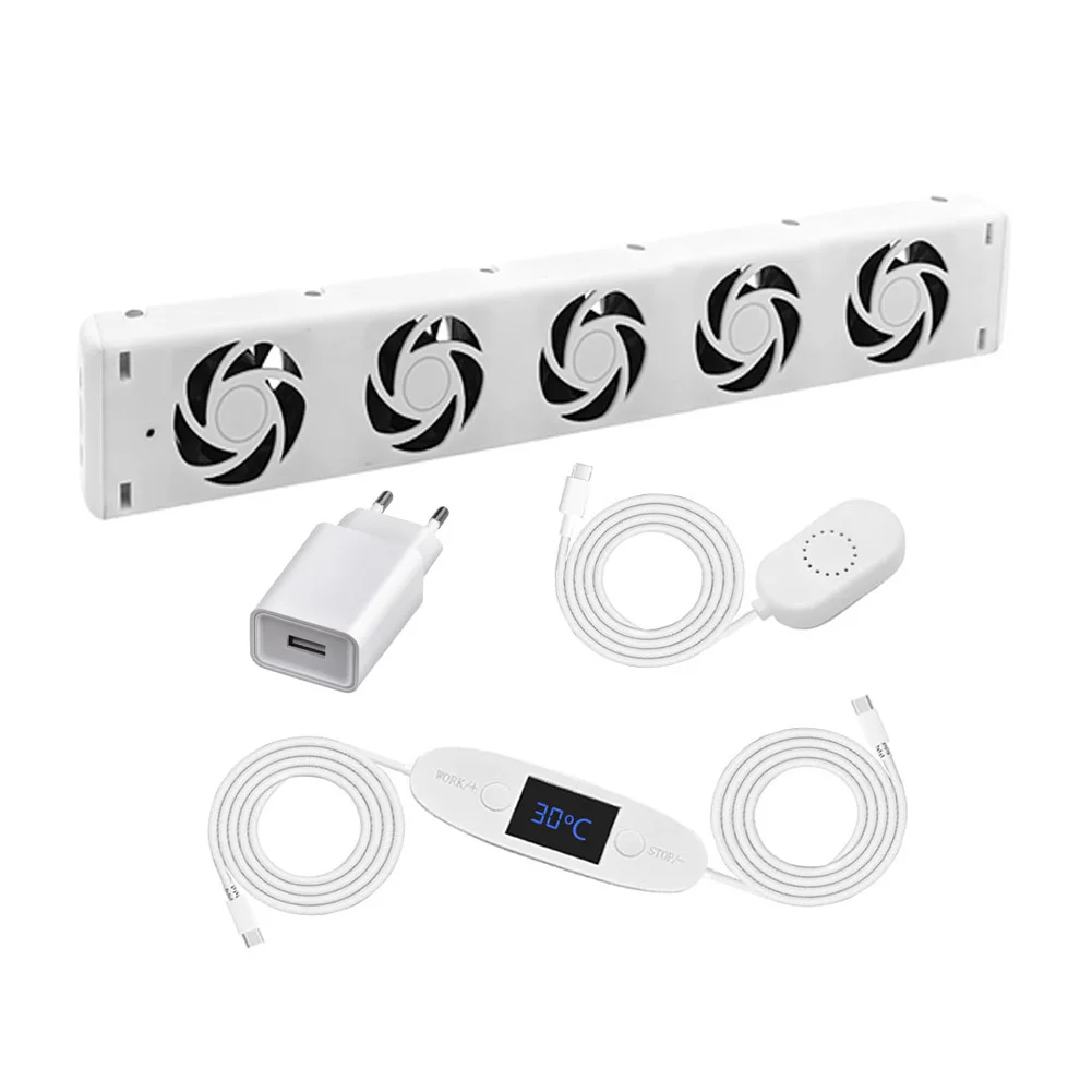 For Convectors Automatic Fan Heater Intelligent Cooling Fan 50CFM Or 85m h Energy-saving Flame Retardant Quiet Drive