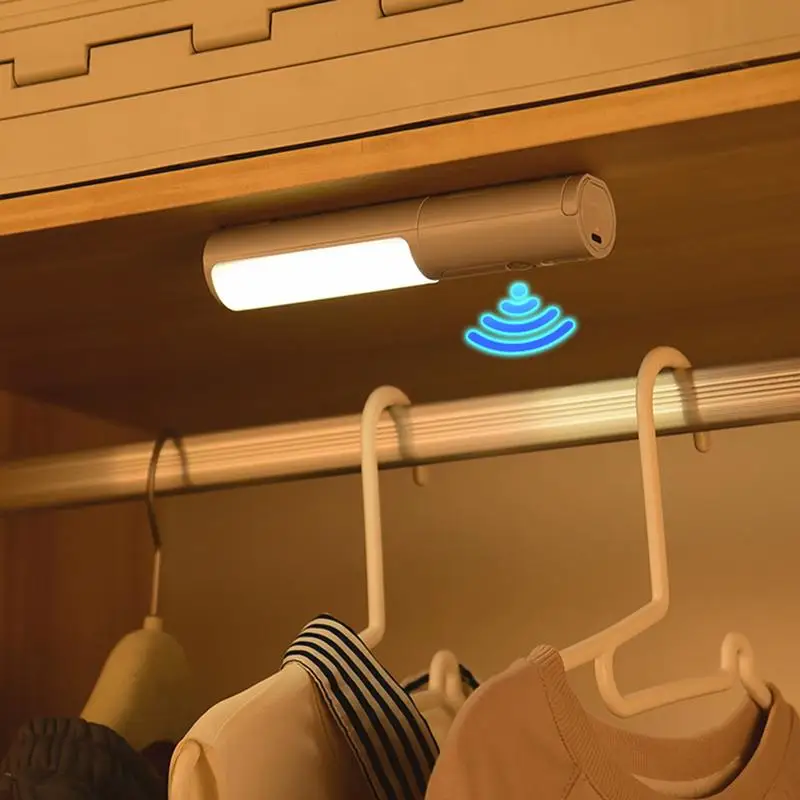 Motion Detector Night Light LED Closet Light Portable Rechargeable With Dimmable Battery Operated Motion Sensor Night Light