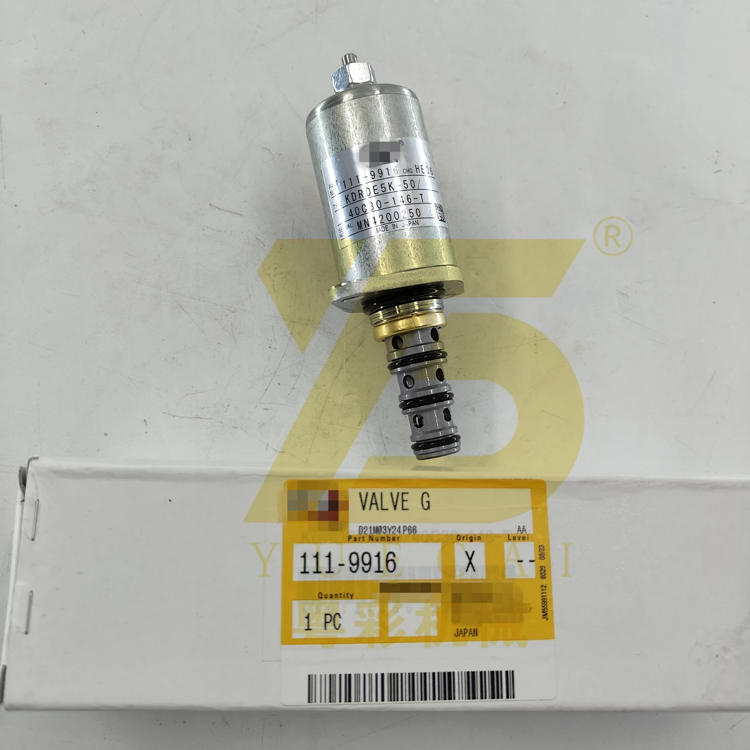 YUE CAI parts E320B E321 E322 E325 Solenoid valve 111-9916 1119916 121-1491 1211491 116-3526 121-1490 1163526 1211490