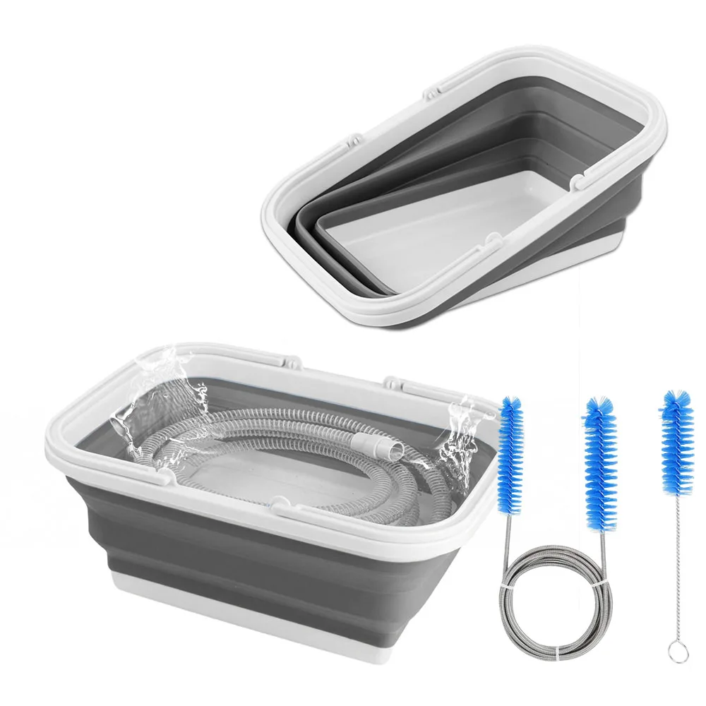 

CPAP Cleaning Kit for Hose and Mask, Cpap Cleaning Kit with CPAP Tube Cleaning Brush & Hose Brush with Collapsible Wash Basin