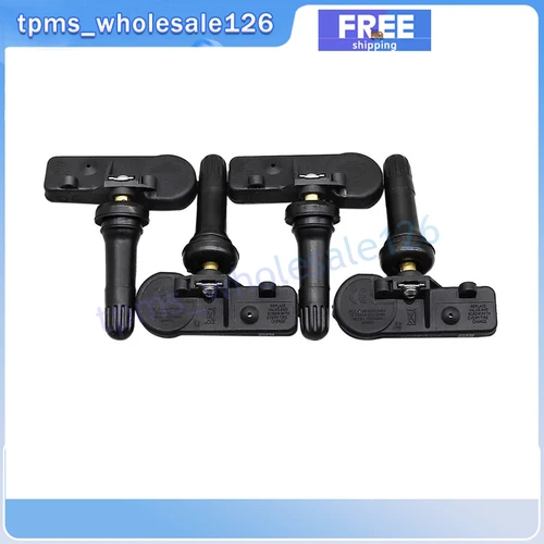 Imagen 2 del producto Para 2011 2012 2013 2014 Fiat Freemont 500L 56029398AB 4 Uds sistema de supervisión de presión de neumáticos Sensor TPMS 433MHZ 56029398AA