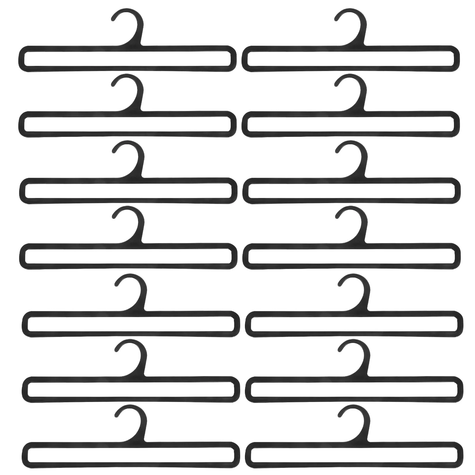

20 Pcs Closet Rack Scarf Hanger Tie Belt ganizer Plastic Storage Holder Lightweight Smooth No Burr Home Wardrobe