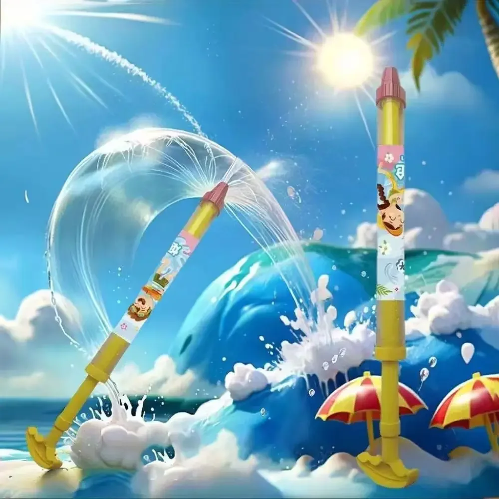 Spritzen Spray Spray Wasser Spielzeug 44CM Streuen Feuerwerk Wasser Spray Spielzeug Push-pull Handheld Outdoor Wasser Spray Spielzeug