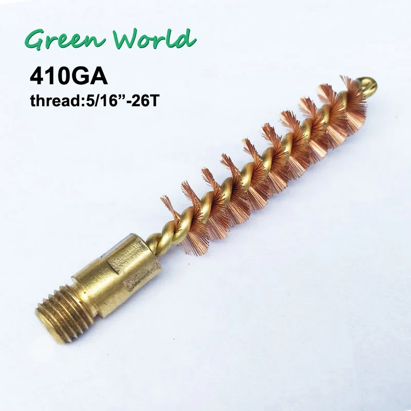 Green World 3 Stück/Los.50cal-12GA Bronzebürste mit Messinghalter und Kern, Pistolenreinigungsbürste – Detail 5