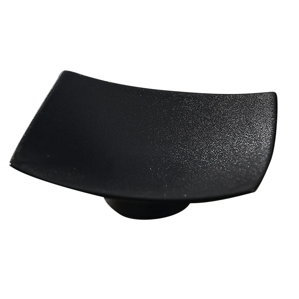 

Квадратная керамическая обеденная тарелка на высоких ножках, сервировочная тарелка для салата, лапши, закусок, обеденные тарелки, керамические тарелки