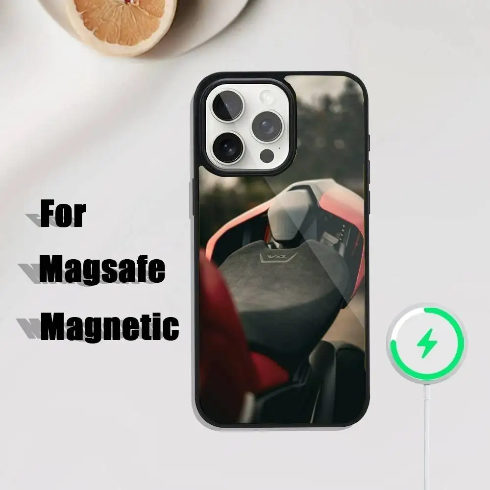 오토바이 레이싱 D-두카티스 폰 케이스 아이폰 17,16,15,14,13,12,11,프로,맥스,플러스,미니,SE4,E 마그네틱 맥세이프 무선 충전