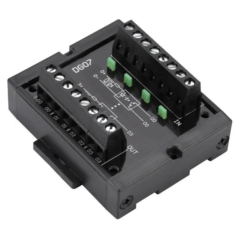 M52K-DG07 4-Channel Signal Conversion Level Converter, NPN To PNP Wide Voltage Support 10-28V
