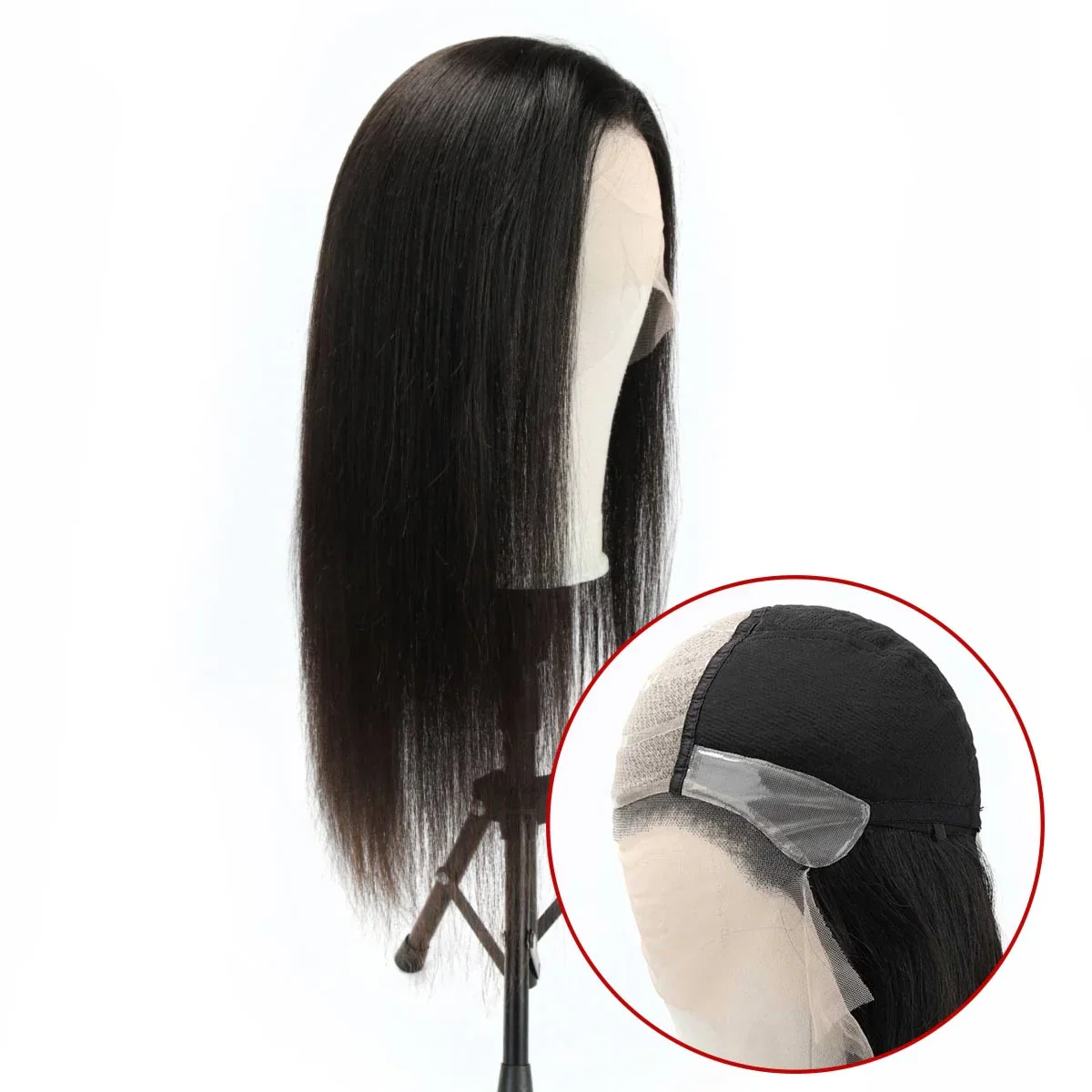 TUWG03 Women's Lace Frontal Wig Silk Top Human Hair Medical Wig for Thinning Hair Natural Looking Hair Replacement Solution