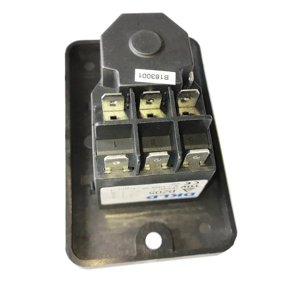 DKLD DZ05 7pins IP55 380VAC 10A Waterproof On/Off Solenoid Electromagnetic Pushbutton Push Button Switches Machine Start Swit