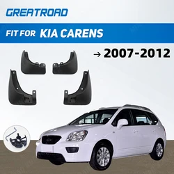 4pcs High Quality ABS Mudguard Splash Guards Fender Mud Flaps For Kia Carens 2007 2008 2009 2010 2011 2012