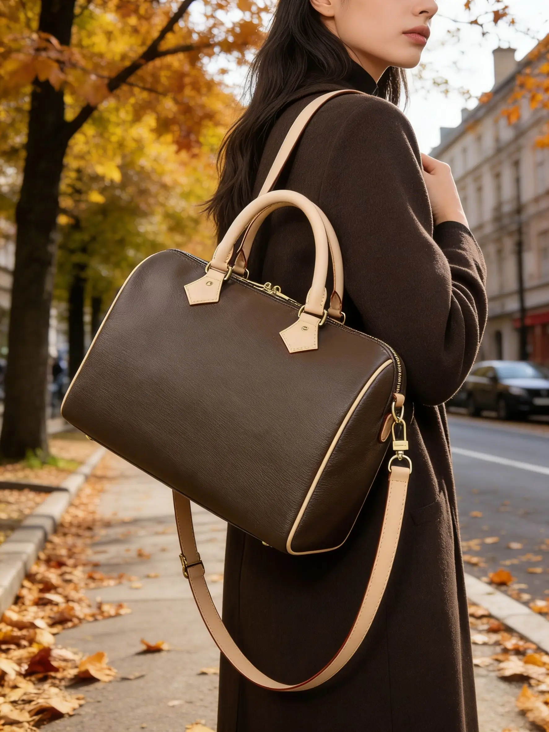 

Элегантная сумка-подушка из натуральной кожи, модная женская сумка через плечо, городской стиль, простой дизайн, прочная и мягкая сумка-тоут.