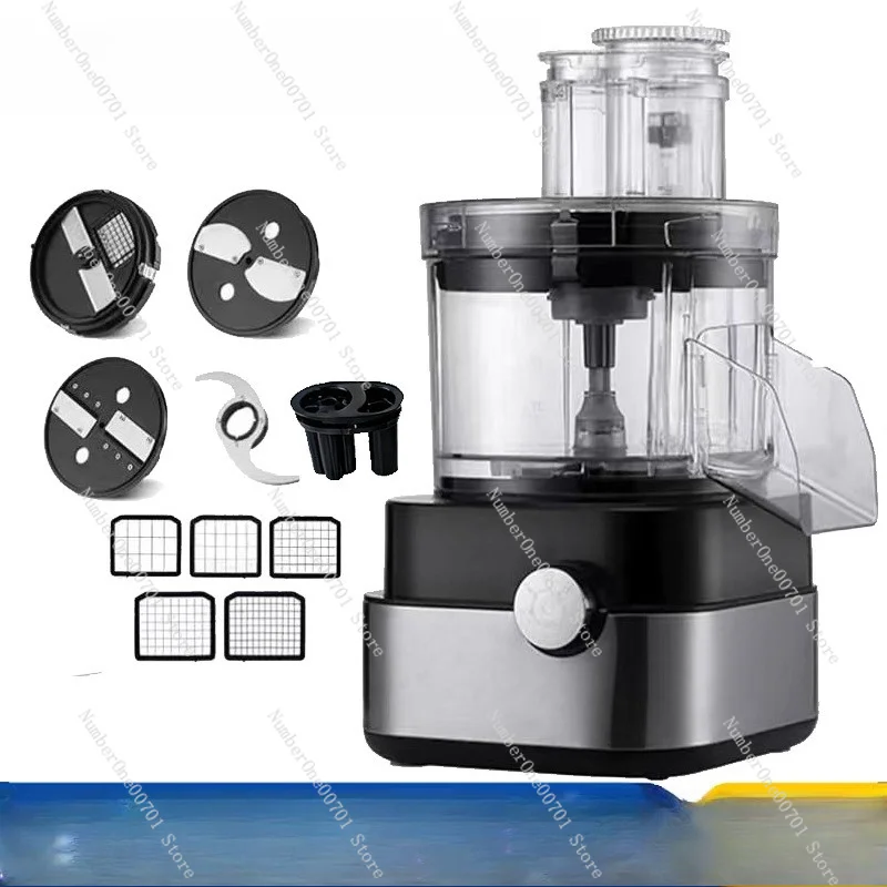 Commercial Vegetable Cutter & Meat Grinder, Food Processor for Potato Slicing, Dicing, Shredding