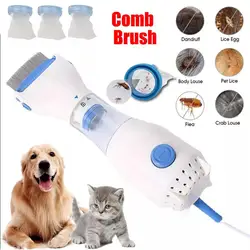 Huisdier Elektrische Luizen Grabber Kam Multifunctionele Fysieke Vlooienverwijdering Killer 3 In 1 Kat Kam Haarreiniger Puppy Accessoires