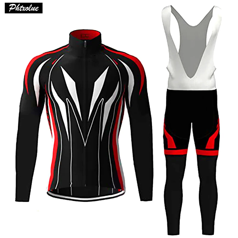 Men Long Sleeve Cycling Jerseys Set 2024 Bike Clothing Breathable Autumn Mountain Bicycle Clothes suit Maillot Ropa Ciclismo