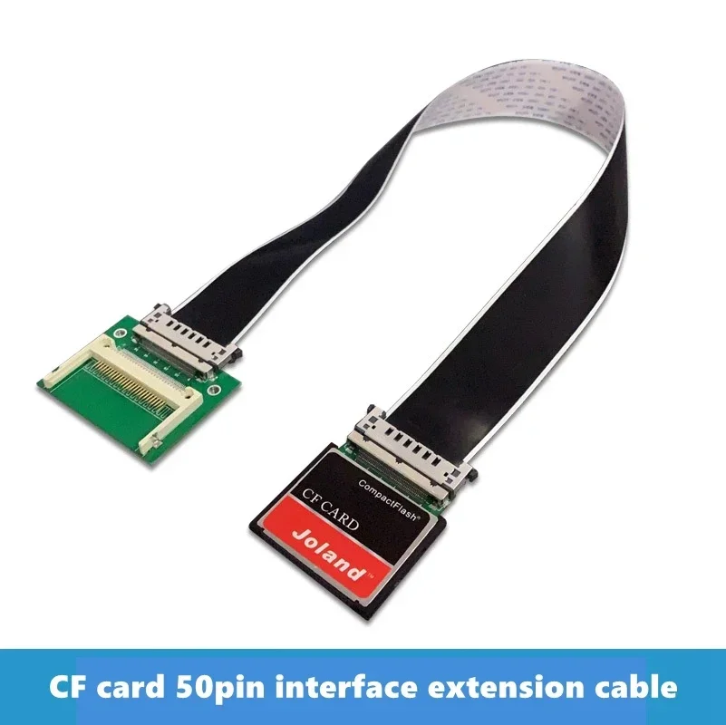 Flexible CF Card Extender 50Pin Interface Extension Cable Adapter Industrial Control Machine Tool Equipment Digital Storage Card