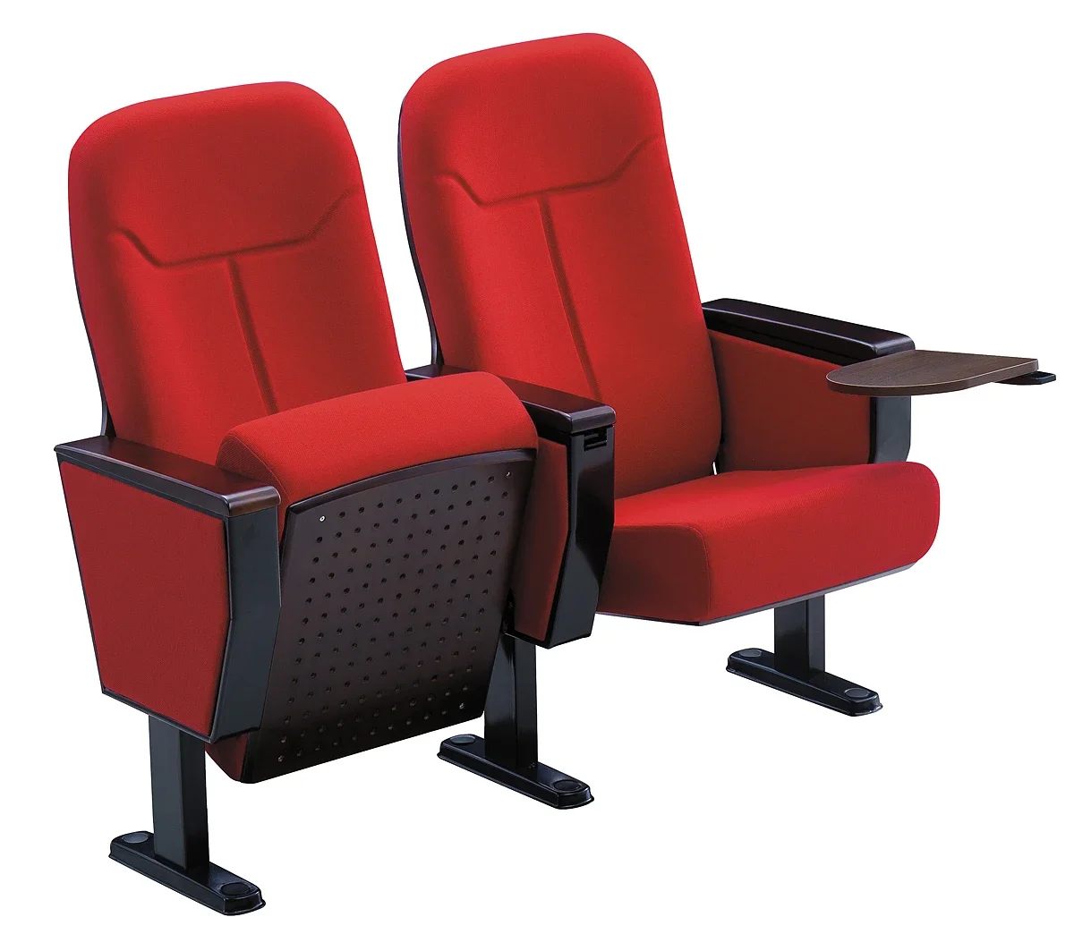 Asiento plegable de plástico, sillón para iglesia, sala de conferencias, teatro, auditorio, precio de fábrica