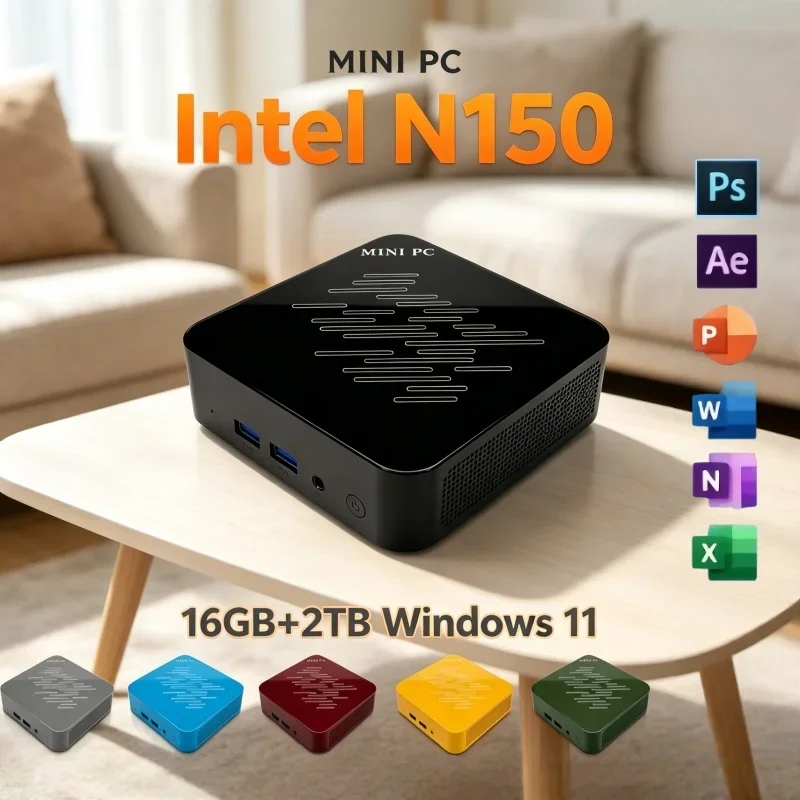 ultra-small-travel-gaming-mini-desktop-intel-n150-2026-win11-16gb-ram-up-to-2tb-ssd-wifi6-bt52-multi-function-home-office-pc