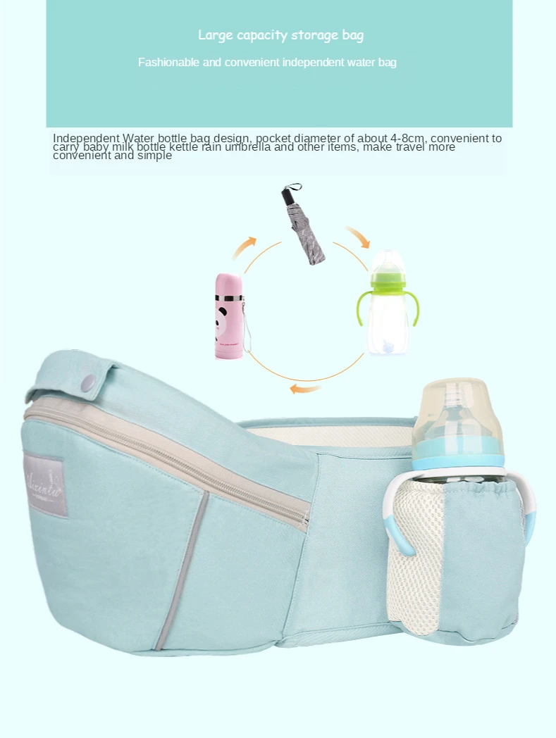 Baby Carrier Ergonomic Sling Front Hug Waist Stool Holding Belt Porte Bebe Kangaroo Hip Seat Versatile for The Four Seasons