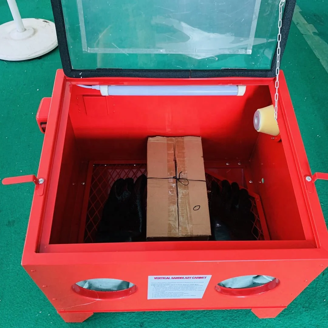 High-Pressure Sandblasting Machine Manual Stone Sandblast Cabinet with Engine Core for Burnishing High-Capacity Cleaner