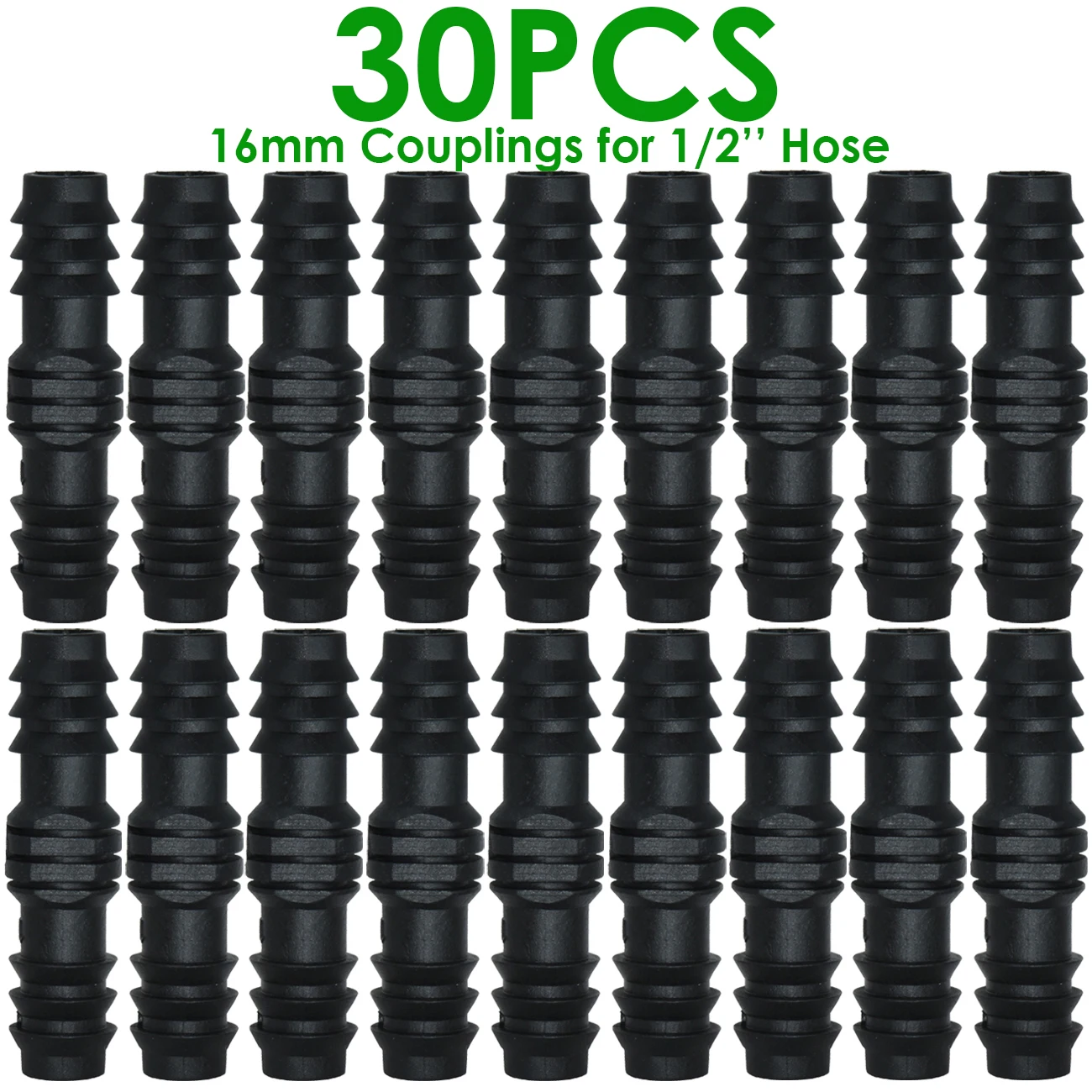 KESLA 30-41pcs 1/2 "Tuin Watering Slang Reparatie Uitbreiding Druppelirrigatie Connectors Kit Koppeling Tee elleboog Plug voor 16mm Tubing