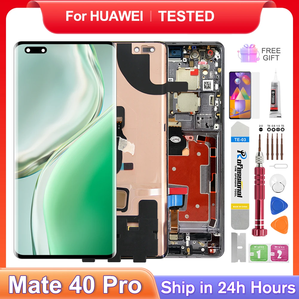 

For HUAWEI 6.76''Mate 40 Pro For Mate40Pro NOH-NX9 AN00 AN01 LCD Display Touch Screen Digitizer Assembly Replacement