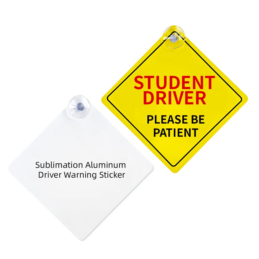 10Sheets Blank Sublimation Aluminium Signboard Can Be adsorbed On The Glass Printing Sublimation Ink Transfer DIY Craft