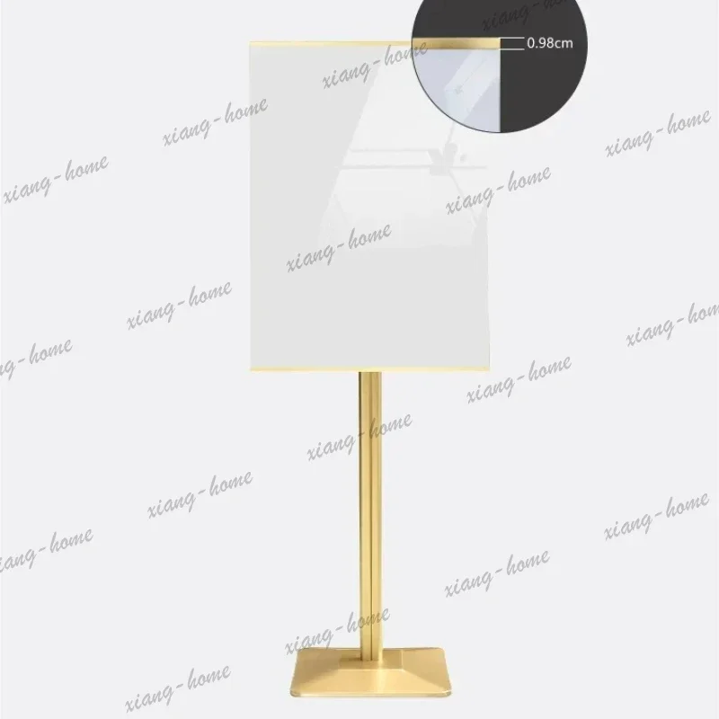 LJY Display Stand Vertical Billboard Poster Recruitment Stands Advertising Shelf At The Entrance Of The Store Advertising Sign R