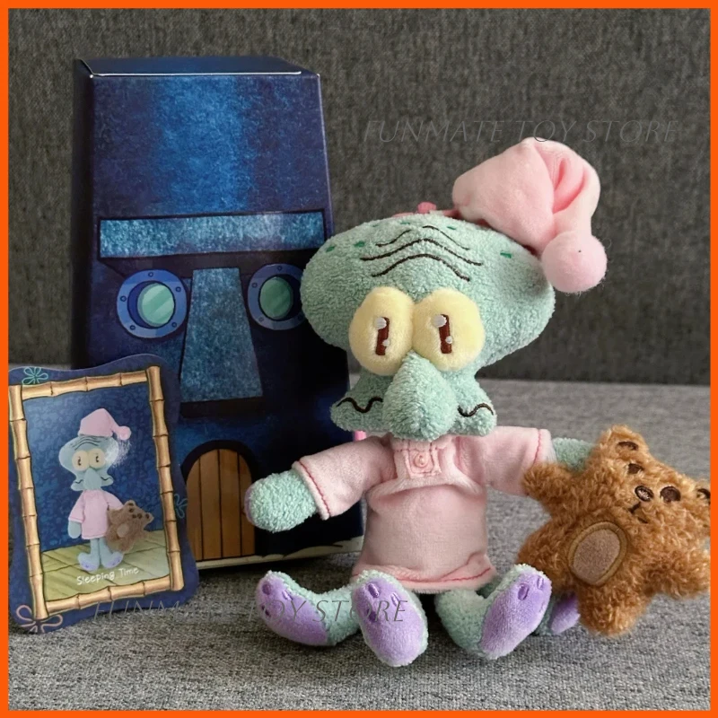 SpongeBob Puppe Thaddäus One Day Series X11 Blind Box Spielzeug Niedliche Anime-Peripherie Taschenanhänger Mystery Box Desktop-Geburtstagsgeschenke