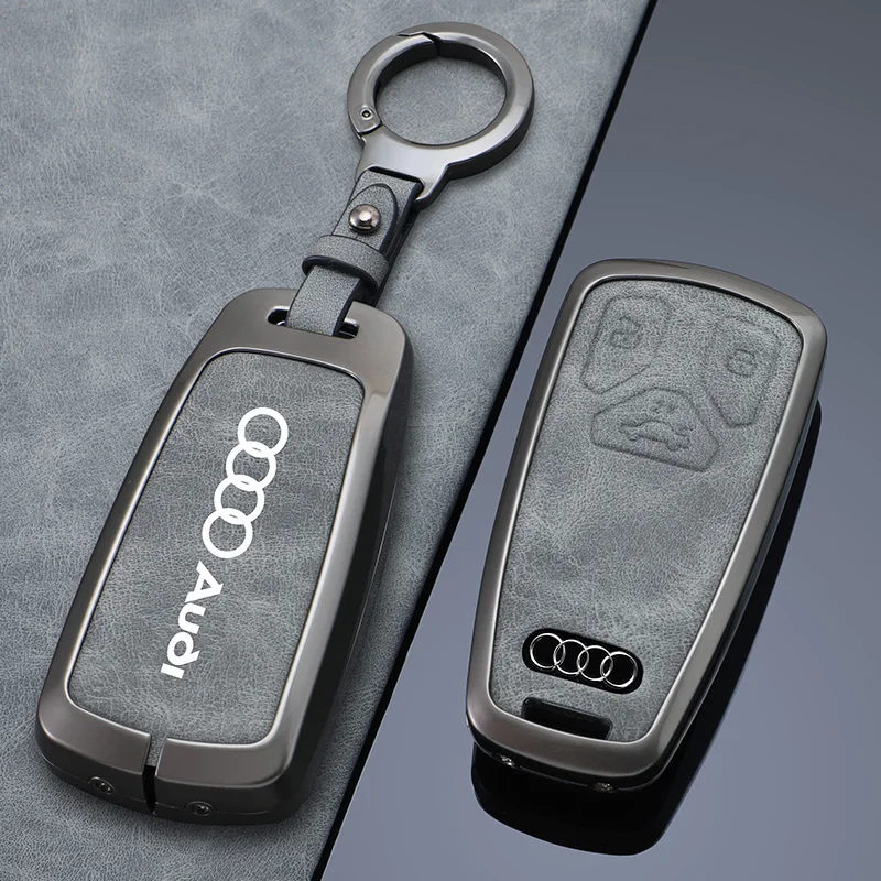 Car Key Fob Case Cover for Audi A4 S4 RS4 B9 A5 F5 S5 RS5 A6 A7 C8 A8 S8 D5 Q2 Q5 SQ5 FY Q7 SQ7 4M TT FV TTS TTRS R8 Accessories